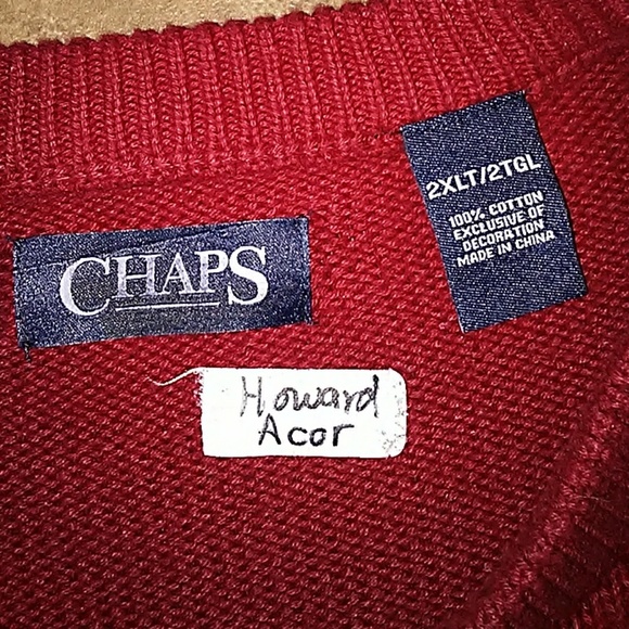 Men's Chaps Sweater - Picture 3 of 4